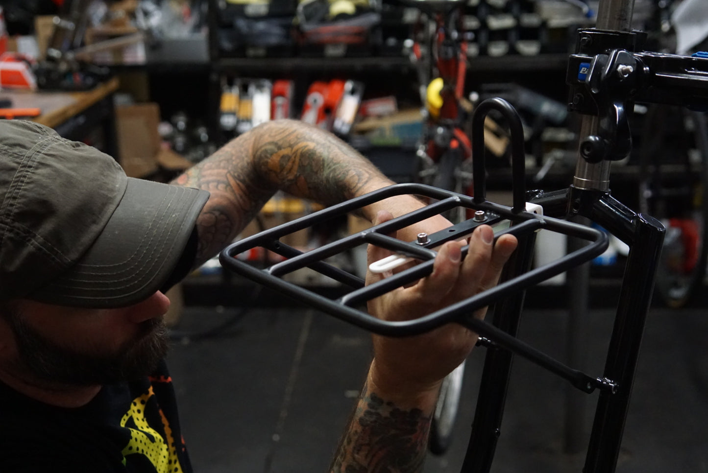 Milk Crate Porteur Rack